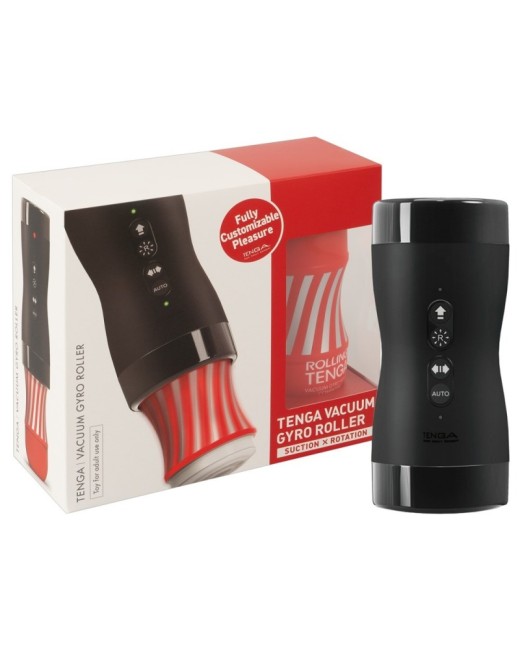 Набор: Мастурбатор и устройство для вращения и создания вакуума Tenga Vacuum Gyro Roller