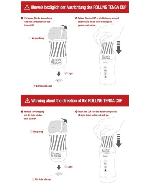 Набор: Мастурбатор и устройство для вращения и создания вакуума Tenga Vacuum Gyro Roller