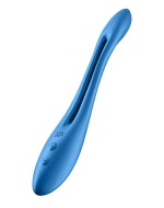 Синий многофункциональный вибратор для пар «Elastic Game» от «Satisfyer»