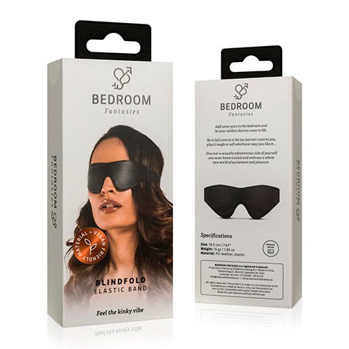 Маска на глаза «Faux Leather Blindfold» 