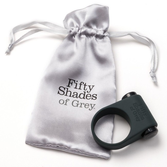 Серое эрекционное кольцо с вибрацией Feel It, Baby! Серое эрекционное кольцо с вибрацией Feel It, Baby!