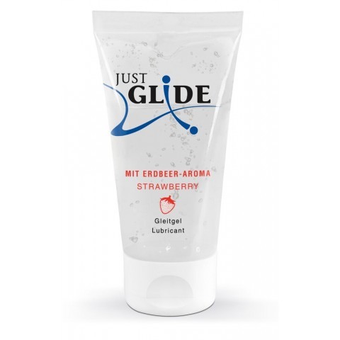 Лубрикант на водной основе Just Glide Strawberry с ароматом клубники (50 ML) 
