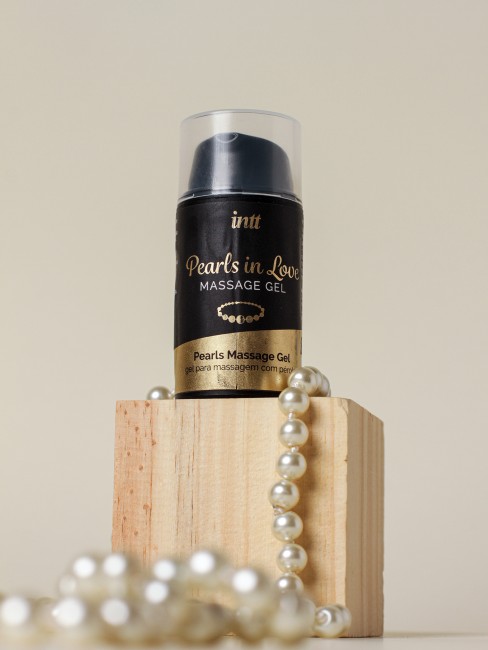 Набор для интимного массажа с жемчужным ожерельем «Pearls in Love» от «Intt» (15 ML)