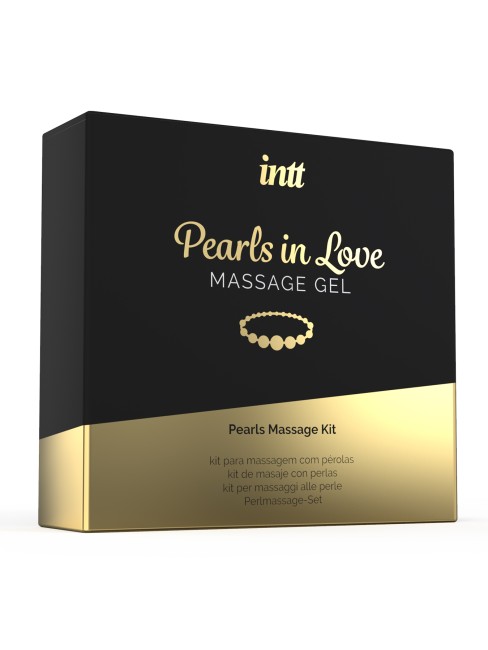 Набор для интимного массажа с жемчужным ожерельем «Pearls in Love» от «Intt» (15 ML)