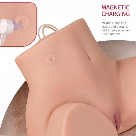 Реалистичный мастурбатор с функцией вибрации и всасывания NLONELY 2