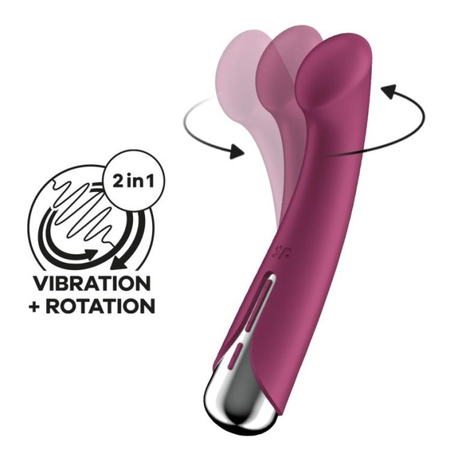 Сливовый вибратор для G-точки «Spinning G-Spot 1» от «Satisfyer»