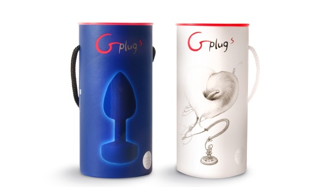 Маленькая дизайнерская анальная пробка с вибрацией Fun Toys Gplug (голубая) Маленькая дизайнерская анальная пробка с вибрацией Fun Toys Gplug (голубая)