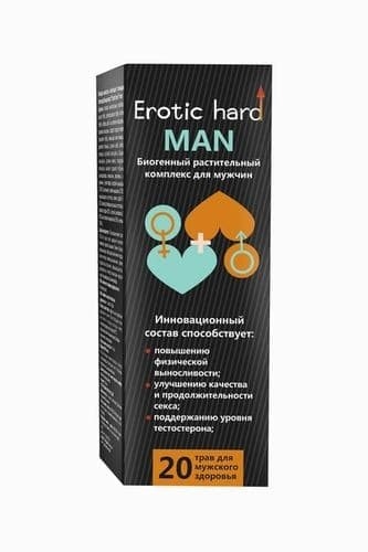 Концентрат биогенный для мужчин «Erotic hard», для усиление эрекции, 250 ML