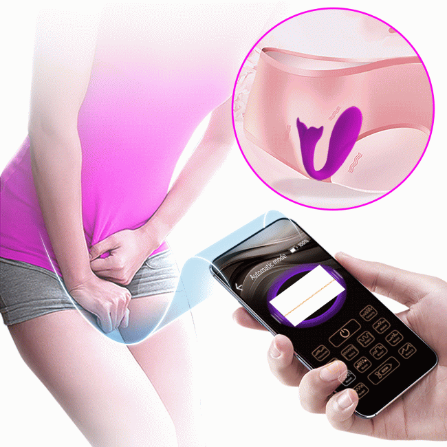 Вибростимулятор «Jayleen» с возможностью управления через смартфон