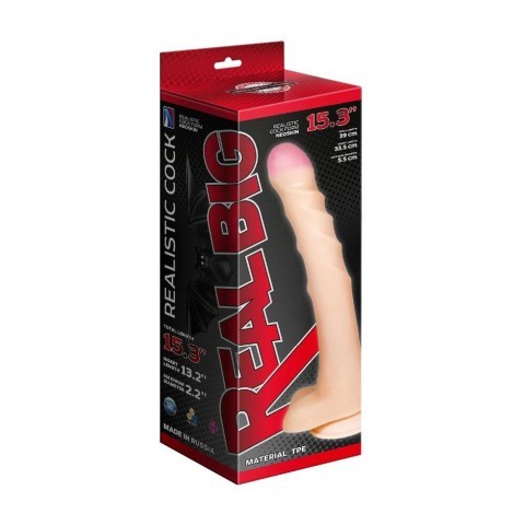 Фаллоимитатор неоскин - СУПЕРГИГАНТ с присоской (33 см)