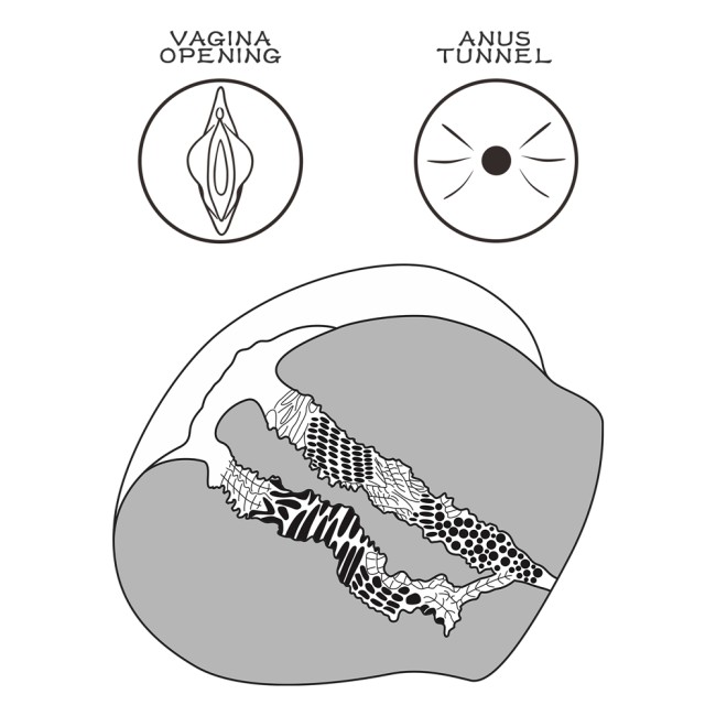 Светлый мастурбатор «Streetgirls № 11» от «Lovetoy» (вагина+анус) Светлый мастурбатор «Streetgirls № 11» от «Lovetoy» (вагина+анус)