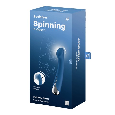 Синий вибратор для G-стимуляции «Spinning G-Spot 1» от «Satisfyer» Синий вибратор для G-стимуляции «Spinning G-Spot 1» от «Satisfyer»