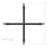 Бондаж-крестовина «Hog Tie Cross Bar With Cuffs» 