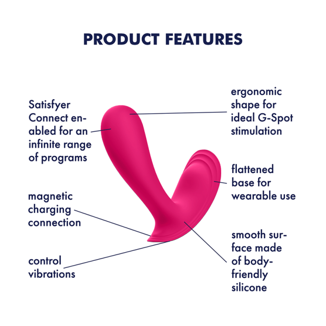 Стимулятор точки G «Top Secret» от «Satisfyer»  Стимулятор точки G «Top Secret» от «Satisfyer»