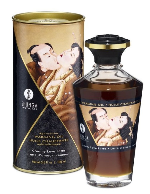 Массажное интимное масло с ароматом сливочного латте от «SHUNGA» (100 ML) Массажное интимное масло с ароматом сливочного латте от «SHUNGA» (100 ML)