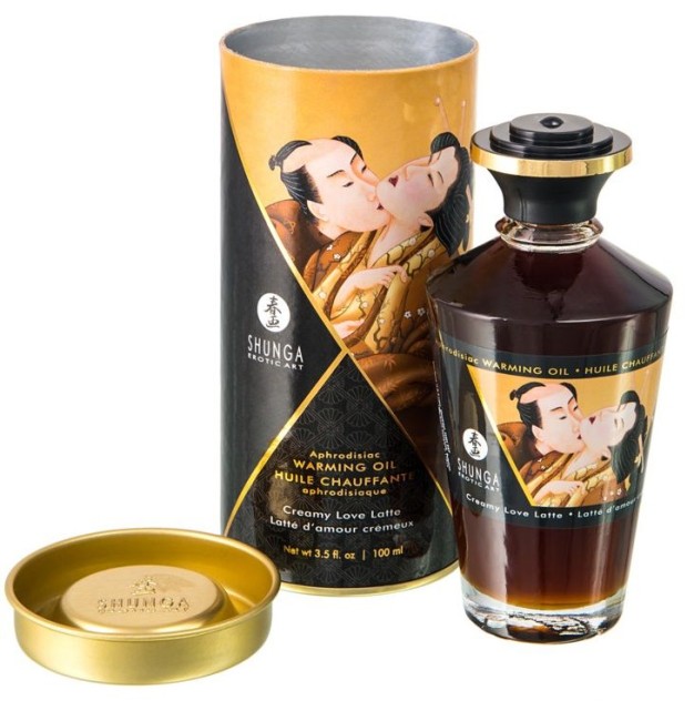 Массажное интимное масло с ароматом сливочного латте от «SHUNGA» (100 ML) Массажное интимное масло с ароматом сливочного латте от «SHUNGA» (100 ML)