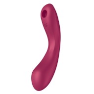 Тройной вибромассажер с вакуумной стимуляцией «Curvy Trinity 1» от «Satisfyer»  