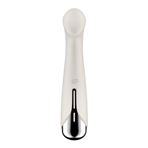 Бежевый вибратор для G-стимуляции «Spinning G-Spot 1» от «Satisfyer»