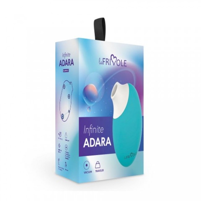 Бесконтактный вакуумный стимулятор клитора «Adara» от «Le Frivole» (аквамарин) (INFINITE) (One Size) Бесконтактный вакуумный стимулятор клитора «Adara» от «Le Frivole» (аквамарин) (INFINITE) (One Size)