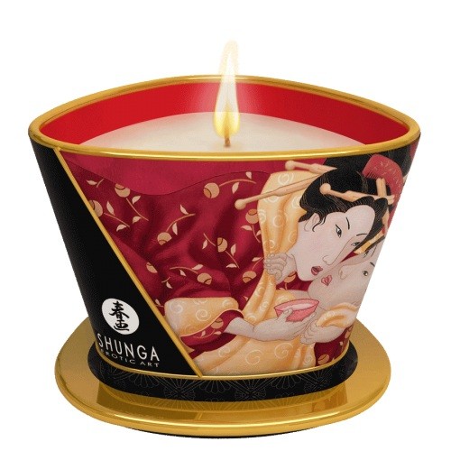 Ароматизированная массажная свеча (Клубника) Massage Candle (Shunga) Ароматизированная массажная свеча (Клубника) Massage Candle (Shunga)