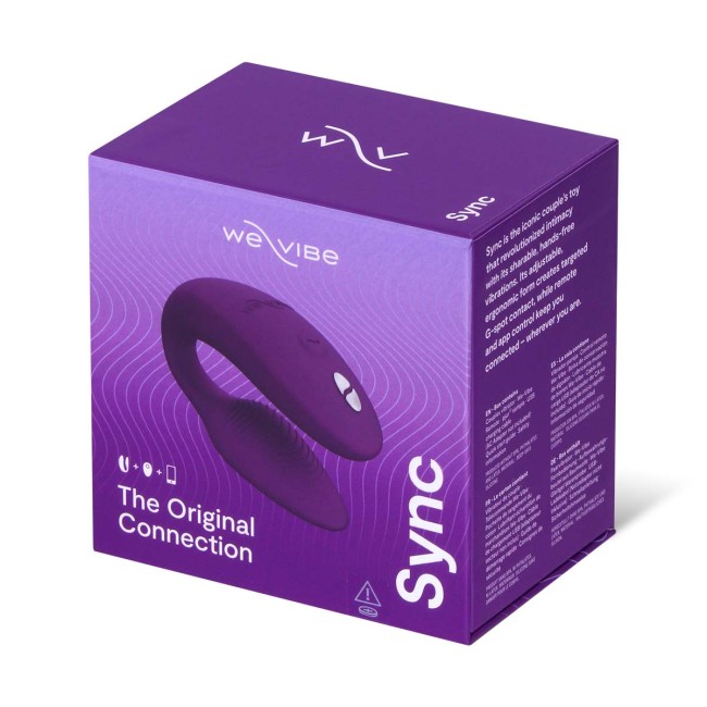 Фиолетовый вибратор для пар «Sync 2» от «We-Vibe»  Фиолетовый вибратор для пар «Sync 2» от «We-Vibe»