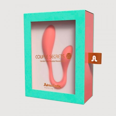 Двойной вибратор «Couple Secrets II » от «Adrien Lastic» (+ подключние к приложению)
