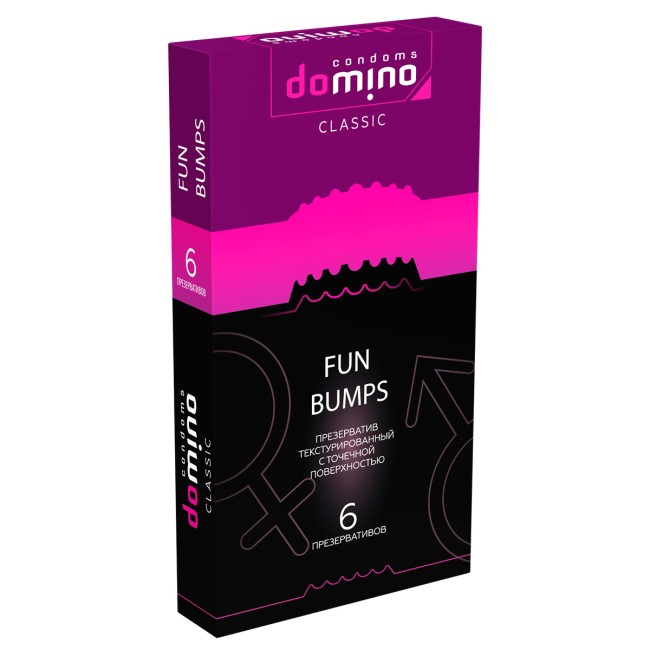 Презервативы DOMINO CLASSIC Fun Bumps  Презервативы DOMINO CLASSIC Fun Bumps