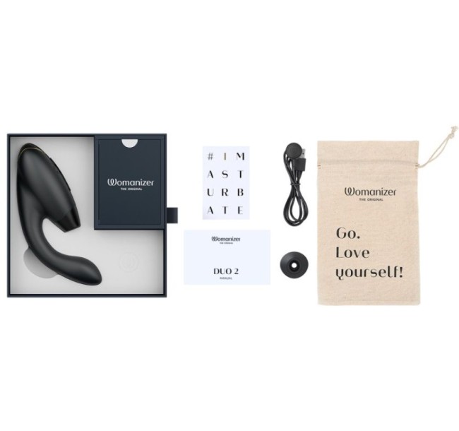 Бесконтактный клиторальный стимулятор «Duo 2» от «Womanizer» 