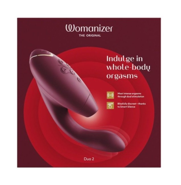 Бесконтактный клиторальный стимулятор «Duo 2» от «Womanizer» 