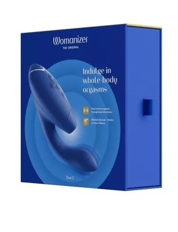 Бесконтактный клиторальный стимулятор «Duo 2» от «Womanizer» 