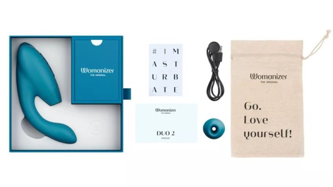 Бесконтактный клиторальный стимулятор «Duo 2» от «Womanizer» 