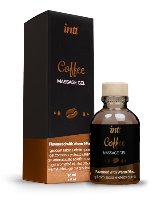 Съедобный гель для интимного массажа с ароматом кофе «Intt Coffee Massage Gel» от «Intt» (30 ML)