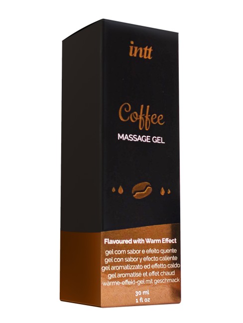 Съедобный гель для интимного массажа с ароматом кофе «Intt Coffee Massage Gel» от «Intt» (30 ML)