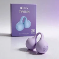 Стимулятор клитора с вибрацией SVibe Snail TWINN Clit Hugging Vibe лиловый