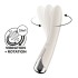 Бежевый вибратор с функцией вращения «Spinning Vibe 1» от «Satisfyer»
