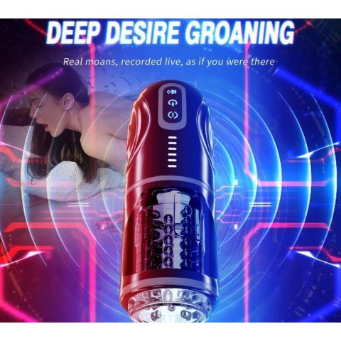 Автоматический мастурбатор с фрикцией и функцией вращения на подставке Автоматический мастурбатор с фрикцией и функцией вращения на подставке