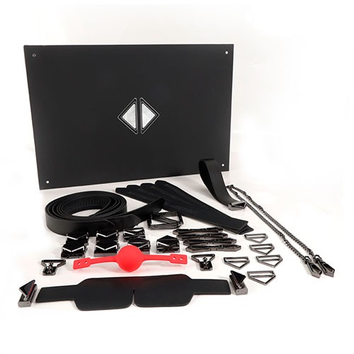 Чёрный набор БДСМ «Bondage & Restraint» от «LOCKINK»