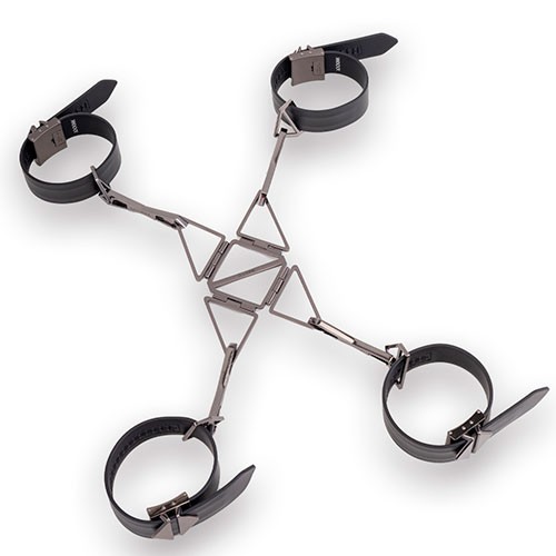 Чёрный набор БДСМ «Bondage & Restraint» от «LOCKINK»