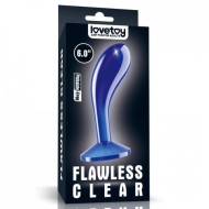 Синий массажер простаты «Flawless Clear» от «Lovetoy» (15 см)