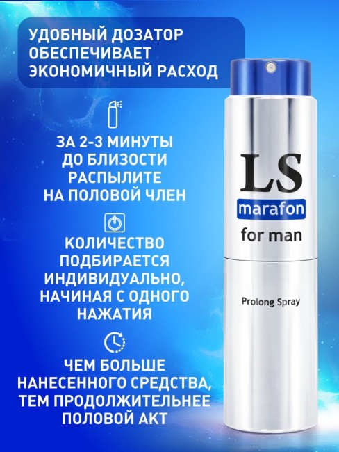 Спрей-пролонгатор мгновенного действия LOVESPRAY MARAFON
