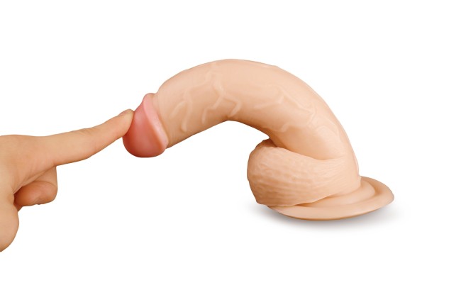 Реалистичный фаллоимитатор с присоской (14,5 см) 