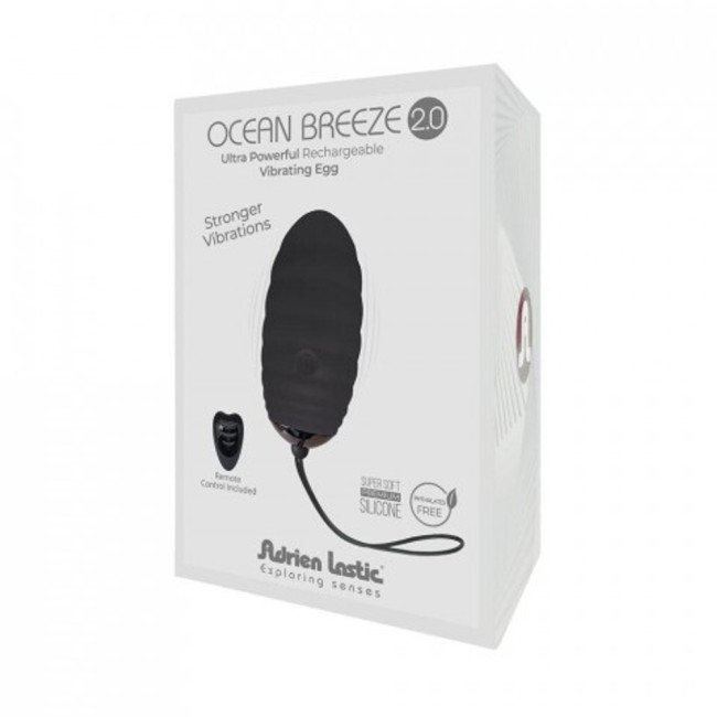 Виброяйцо с пультом ДУ «Ocean Breeze 2.0» от «Adrien Lastic» (чёрное) Виброяйцо с пультом ДУ «Ocean Breeze 2.0» от «Adrien Lastic» (чёрное)
