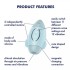 Вакуумно-волновой массажер + вибрация «Mission Control» от «Satisfyer» (голубой) Вакуумно-волновой массажер + вибрация «Mission Control» от «Satisfyer» (голубой)