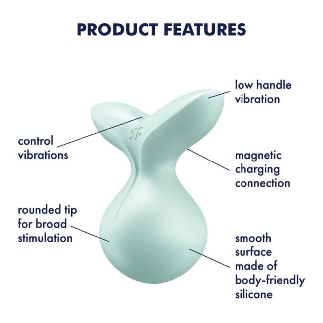 Вибромассажер «Viva la Vulva 3» от «Satisfyer» (мятный) Вибромассажер «Viva la Vulva 3» от «Satisfyer» (мятный)