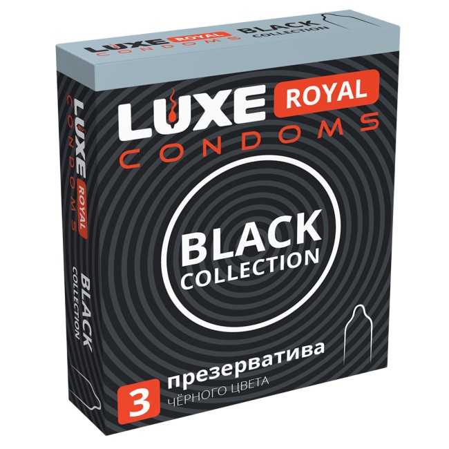 Презервативы LUXE ROYAL Black Collection Презервативы LUXE ROYAL Black Collection
