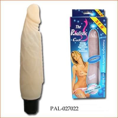 Вибратор-реалистик на пластиковой рукоятке