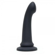 Серый фаллоимитатор G-Spot Shades of Grey (16 см)