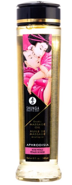 Массажное масло с ароматом розы «Aphrodisia» от «SHUNGA» (240 ML) Массажное масло с ароматом розы «Aphrodisia» от «SHUNGA» (240 ML)