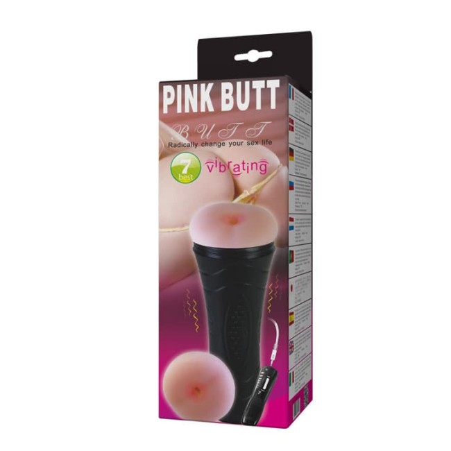 Мастурбатор в тубе анус «Pink Butt Vibrating» Мастурбатор в тубе анус «Pink Butt Vibrating»