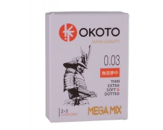 Презервативы «MegaMIX» от «OKOTO» (4 шт.) 